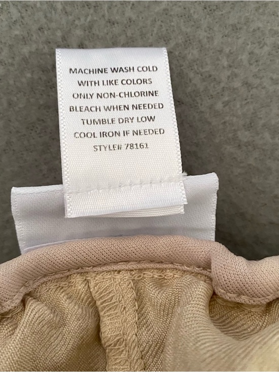 WREN New York Beige Floral Embroidered Shorts Lightweight High-Rise M - Picture 5 of 9